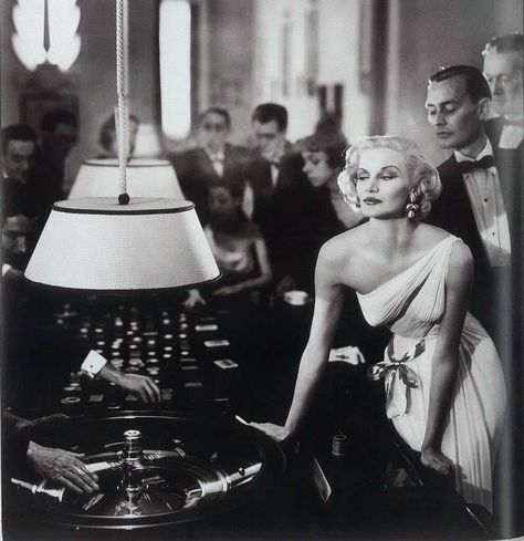 The Golden Age of Couture, Paris and London 1947-1957 | PookieFromLaredo's Blog jαɢlαdy Richard Avedon Photography, Madame Gres, Casino Dress, Angela Simmons, Emmanuelle Alt, Casino Night Party, Casino Outfit, Richard Avedon, Casino Royale