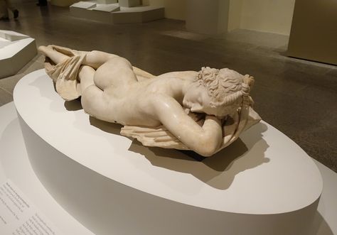 Sleeping Hermaphrodite. Roman, first half of the 2nd century A.D. Copy of a Greek original of the 2nd century B.C Sleeping Hermaphrodite, Greek Sculpture, Sculpture, The Originals