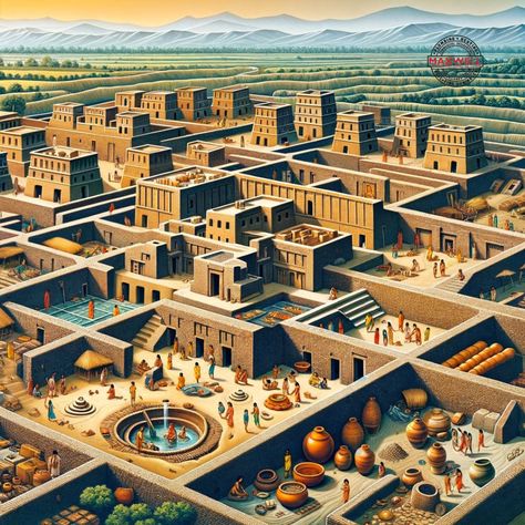 Going back to 2700 BCE, the Indus Valley Civilization had some of the earliest known urban sanitation systems. With drainage and sewage in every home, these ancient urban planners were truly ahead of their time! #plumbinghistory #indusvalley #plumbingpioneers #mpm #maxwellplumb #didyouknow #history #plumbing #nyc #trivia #plumbingtrivia #ancientplumbing Ancient African Civilizations, Ancient Mesopotamia Architecture, Indus Civilization Art, Indus Valley Civilization Architecture, Ancient Indian Art History, Indus River Valley Civilization, Harappan Civilization Project, Indus Valley Civilization Art, Indus Valley Civilization Project