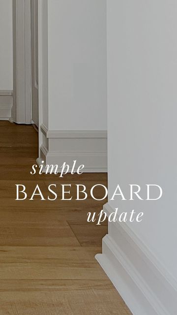 Baseboard Trim Styles, Baseboards And Trim Ideas, Simple Baseboards, Diy Baseboards, Tall Baseboards, Modern Baseboards, White Baseboards, Painting Baseboards, Baseboard Styles