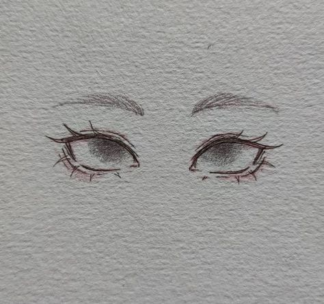 Art Drawings Easy, Easy Eye Drawing, Cute Eyes Drawing, Eye Drawing Tutorials, 그림 낙서, Eye Sketch, Indie Drawings, Seni Dan Kraf, Buku Skrap