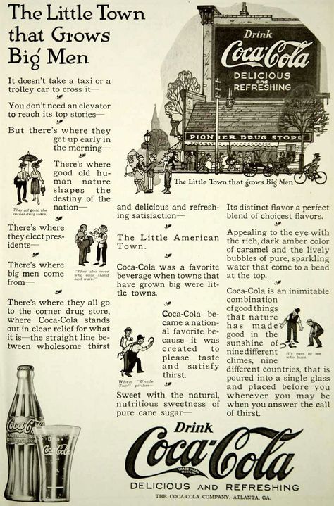 Coca Cola 1921 Ma Rainey, Victorian Advertising, Coke Ad, American Drinks, Coke Collectibles, Pop Ads, Vintage Pepsi, Always Coca Cola, Coca Cola Ad