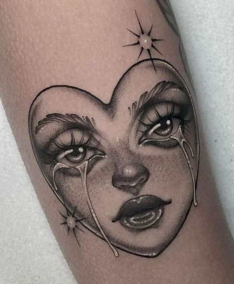 Herz Tattoo, Aries Tattoo, Theme Tattoo, Cute Little Tattoos, Pretty Tattoos For Women, Small Hand Tattoos, Women Face, Tattoo Art Drawings, Dark Tattoo