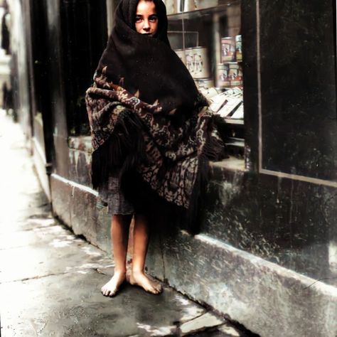 Wearing A Shawl, Old Ireland, Galway City, Galway, Shop Window, Black And White Photographs, Shawl, High Neck Dress, Black And White