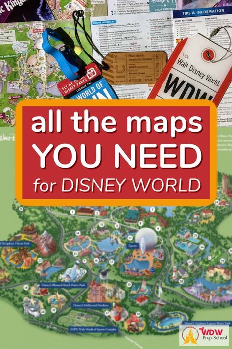 Disney World Maps Printable, Disney World Maps, Disney World Trip Planning, Disney Park Maps, Disney Map, Disney World Map, World Map Printable, Disneyland Planning, Disney World Rides