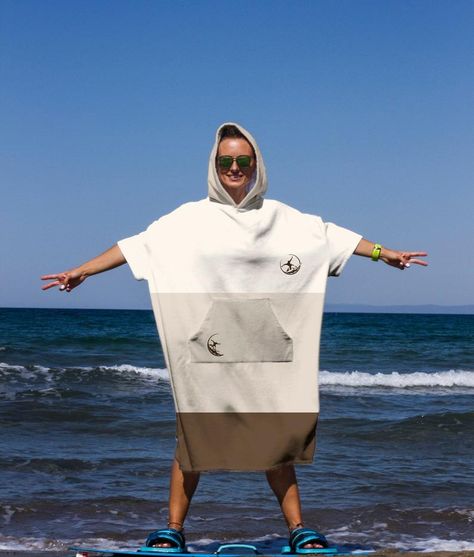 Surfer Clothes, Poncho Towel, Surf Hoodie, Beach Poncho, Kids Tshirt, Hooded Towel, Kite Surfing, Knitting Designs, Ponchos