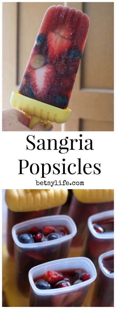 Citrus Sangria, Raspberry Sangria, Boozy Treats, Boozy Popsicles, Popsicles Recipe, Popsicle Party, Board Party, Homemade Popsicles, Popsicle Recipes