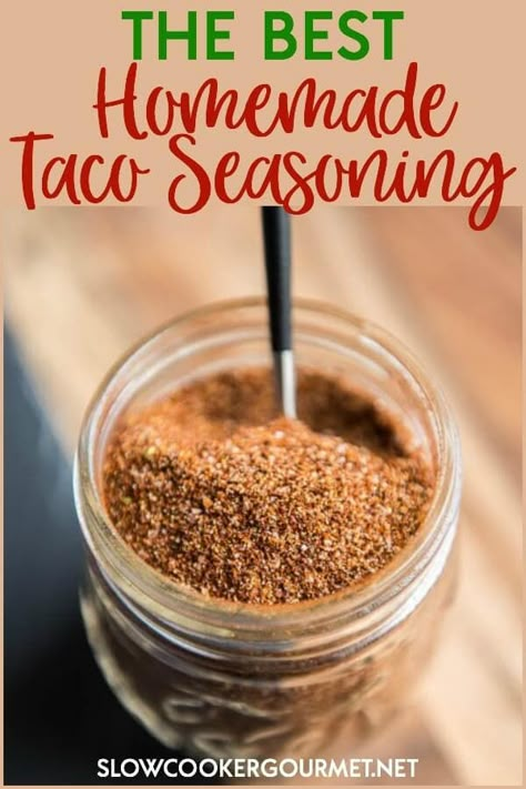 Best Homemade Taco Seasoning, Taco Seasoning Easy, Diy Taco Seasoning, Keto Taco Seasoning, Mild Taco Seasoning, Make Taco Seasoning, Homemade Taco Seasoning Mix, Homemade Taco Seasoning Recipe, Taco Mix