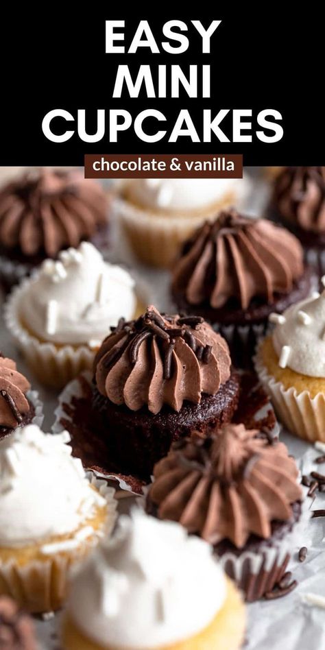 Small Gluten Free Desserts, Mini Chocolate Cupcake Recipe, Gluten Free Mini Cupcakes, Small Batch Gluten Free Cupcakes, Mini Cupcake Recipes, Perfect Cupcake Recipe, Gluten Free Cupcake Recipe, Dairy Free Pasta Recipes, Gluten Free Cupcakes Vanilla