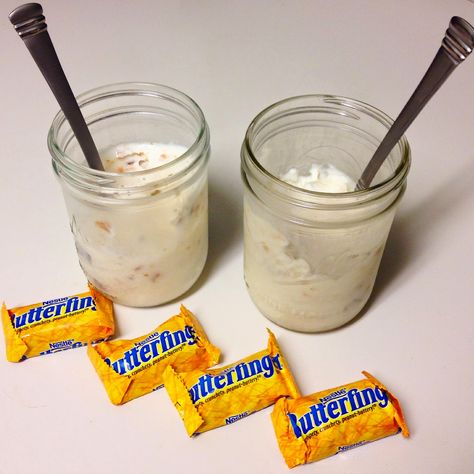 Polka-Dotty Place: DIY Butterfinger Blizzards