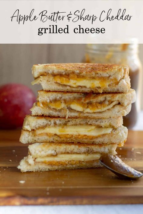 Cheddar Grilled Cheese, Homemade Velveeta, Grill Cheese, Peanut Butter Toast, Making Grilled Cheese, Apple Butter Recipe, Grilled Cheese Sandwiches, Velveeta Cheese, Cheesy Recipes