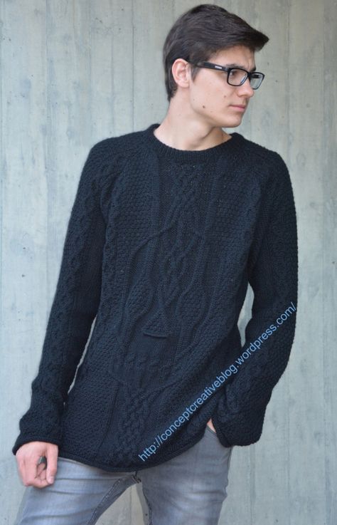 Skull Sweater, Pullover Pattern, Skull Pattern, Knit Men, Cable Sweater, Knitting Charts, Sweater Knitting Patterns, Sweater Pattern, Knitting Inspiration