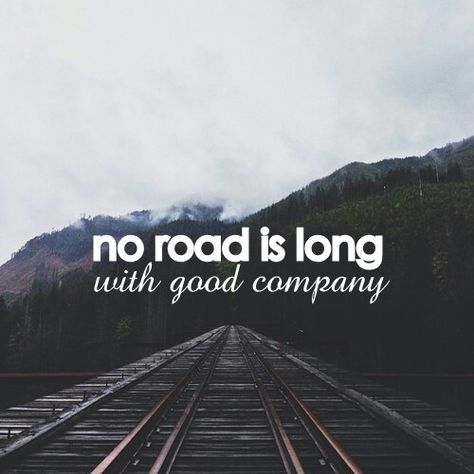 "No road is long with good company." Road Quotes, Road Trip Quotes, Partner Quotes, Best Travel Quotes, Nature Beautiful, Instagram Captions, Good Company, Travel Quotes, Just Go