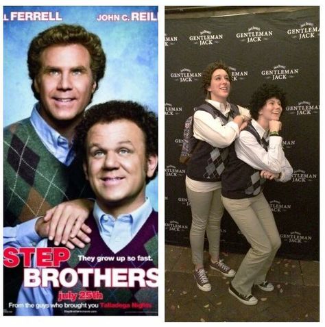 Step brothers Halloween ideas 2016 Stepbrothers Movie Costume Halloween, Step Brothers Party, Step Brothers Halloween Costume, Step Brothers Costume, Stepbrothers Movie, Brother Halloween Costumes, Brothers Outfits, Spooky Dress, Movie Halloween Costumes