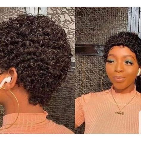 Ladies Short Jerry Curl Hair Wig - Natural Colour Jerry Curl Hair, Bleached Shorts, Jerry Curl, Curl Hair, Wide Tooth Comb, Ladies Short, Short Wigs, Split Ends, Wig Accessories