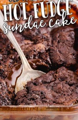 Hot Fudge Sundae Cake, Sundae Cake, Fudge Cake Recipe, Hot Fudge Cake, Hot Fudge Sundae, Fudge Dessert, Sundae Recipes, Fudge Sundae, Fudge Flavors