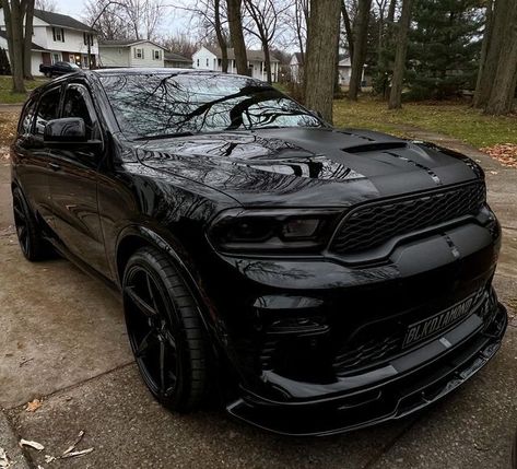 Dodge Hellcat Durango, Blacked Out Durango, 2023 Dodge Durango Srt Hellcat, Custom Dodge Durango, Rt Durango, Black Dodge Durango, Srt Durango, Dodge Durango Hellcat, Hellcat Durango