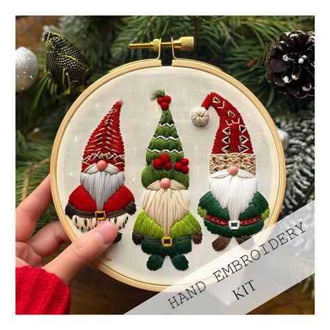 PRICES MAY VARY. 🌹【You Will Love It】 Embroidery is a relaxing, meditative craft which can feel very therapeutic and satisfying. Embroidery kit is easy & super fun! It is a deeply addicting craft and I am sure you will love it as much as I do! 🌹【Easy for Beginner】 This embroidery kit is perfect as it includes absolutely everything you will need to compete your very own embroidery art! A complete, beginners embroidery kit to make your own piece of textile art, ready to hang on your wall. 🌹【Gain Snowy Village, Snowy Landscape, Embroidery Craft, Embroidery Kit, Christmas Embroidery, Christmas Party, Hand Embroidery, Create Your Own, Embroidery