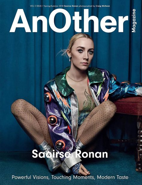 Saoirse Ronan covers AnOther Magazine Spring/Summer 2018 by Craig McDean Craig Mcdean, Fritz Lang, Another Magazine, Saoirse Ronan, Gucci Spring, Fashion Tape, Vogue Covers, Runway Models, Celebrity Photos