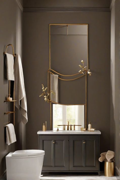 decorating interiors, interior bedroom design, kitchen designs, living room interior Urbane Bronze Vs Kendall Charcoal, Urbane Bronze Sherwin Williams Accent Walls, Iron Ore Vs Urbane Bronze, Urban Bronze Bathroom, Urbane Bronze Bathroom, 2024 Bathroom Colors, Sw Urbane Bronze, Urbane Bronze Sherwin Williams, Greige Bathroom