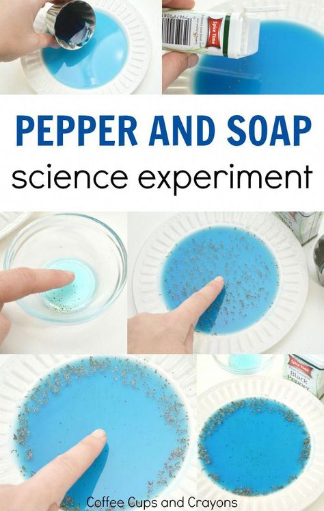 Pepper And Soap Experiment, Soap Experiment, Vetenskapliga Experiment, Science Experience, Kraftangan Prasekolah, Science For Toddlers, Science Experiment For Kids, Science Week, Science Experiments For Kids