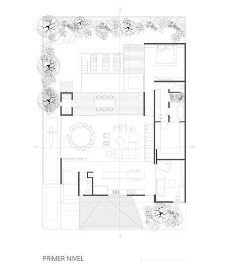 Loft House Plans, Indoor Courtyard, Resort Plan, Vintage House Plans, Architectural Floor Plans, Villa Plan, Simple House Plans, Minimal House Design, Architectural House Plans