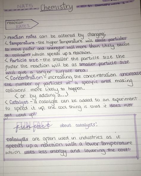 Rates Of Reaction Chemistry Notes, Intro To Chemistry College Notes, Chemistry Paper 1 Revision, Gcse Notes, Chemistry Definition, Gcse Chemistry Revision, What Is Chemistry, Revision Ideas, School Revision