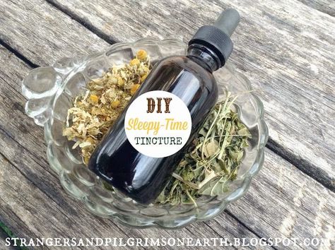 How to Make a Sleepy-Time Tincture | Strangers & Pilgrims on Earth | Bloglovin’ Sleepytime Tea, The Sound Of Rain, Flock Of Sheep, Medicinal Tea, Bulk Herbs, Herbal Tinctures, Herbal Apothecary, Sleepy Time, Alternative Healing