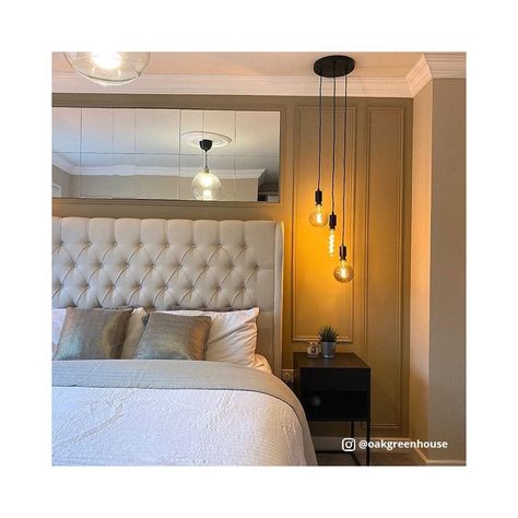 Side Hanging Lamps Bedroom, Bedroom Hanging Lamps Side Tables, Bedside Ceiling Lights Hanging Lamps, Bedside Drop Lights, Ceiling Hanging Lights Bedroom, Hanging Bulb Lights Bedroom, Dropping Lights Bedroom, Bedroom Hanging Lights Ceilings, Bedroom Drop Lights