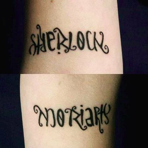 Sherlock/Moriarty Tattoo Sherlock Holmes Tattoo, Sherlock Tattoo, Sherlock Holmes Fandom, Symbole Tattoo, Sherlock Wallpaper, Lock Tattoo, Sherlock Holmes 3, Sherlock Moriarty, Sibling Tattoos