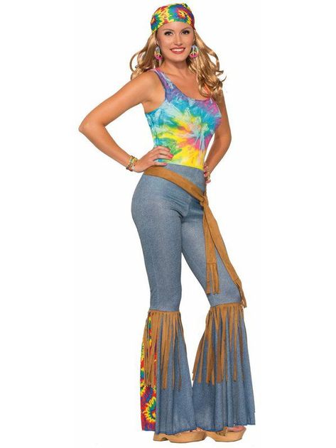 Check out Womens Hippie Pants with Belt from Wholesale Halloween Costumes 60s Fancy Dress, Hippy Costume, Decades Costumes, Fringe Belt, 70s Costume, 60s Hippie, Moda Hippie, Pants With Belt, Austin Powers