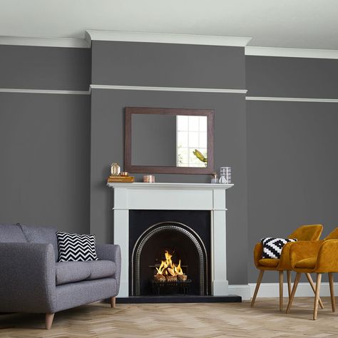 Interior Wall Paint, Grey Paint, How To Hang Wallpaper, Teal Wallpaper, Neutral Paint, Graham & Brown, Brown Paint, Kitchens And Bedrooms, Carbon Neutral