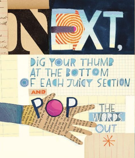 [juicy review] How to Read a Book by Kwame Alexander and Melissa Sweet | Jama's Alphabet Soup Kwame Alexander, Sweet Illustration, Melissa Sweet, Orange Book, S Alphabet, Layered Art, Art Invitation, Alphabet Soup, Read A Book