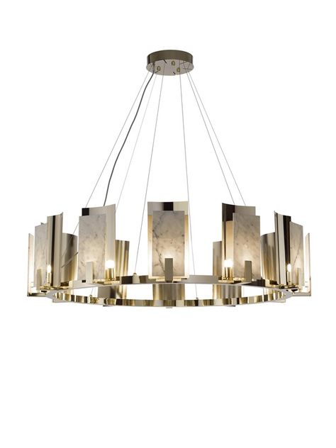 2211/CH12 - Chandeliers | Contemporary - Il Paralume Marina | Luxury Italian Light Chandelier Aesthetic, Unique Chandeliers, Italian Chandelier, Small Chandelier, Round Chandelier, Contemporary Room, Italian Lighting, Luxury Lighting, Decor Minimalist