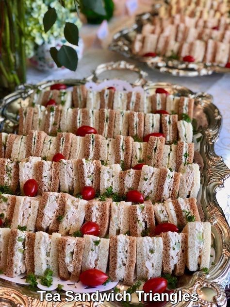 High Tea Menu, British Tea Party, Adult Tea Party, Tea Party Menu, High Tea Food, Tea Party Sandwiches, Tea Sandwiches Recipes, Christmas Tea Party, English Tea Party