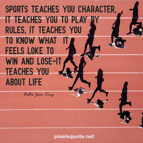 50+ Most Inspirational Sport Quotes from Famous | PixelsQuote.Net Sports Teacher Quotes, Quotes For Sports Day, Quotes On Sports Motivation, Sports Family Quotes, Youth Sports Quotes Parents, Sports Parents Quotes, Youth Sports Quotes, Sports Quotes Motivational Inspirational, Sports Day Quotes