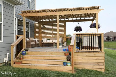 You searched for - Two Twenty One Deck And Pergola, Small Backyard Decks, Raised Deck, Deck Colors, Wooden Deck, Deck Designs Backyard, Side Deck, Front Deck, Deck With Pergola