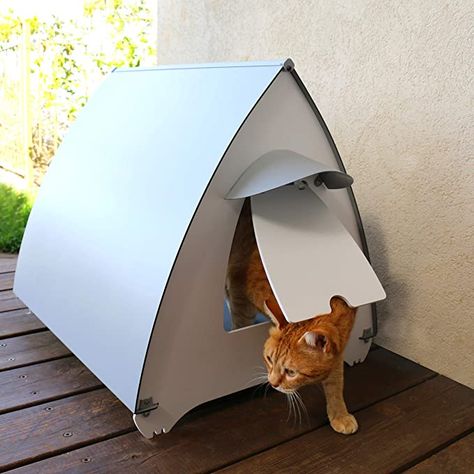 Outdoor Cat House, Shelter for Feral Cats, Kennel for Small Medium Pets , Raised Floor, Weatherproof for All Seasons (Mona) : Amazon.co.uk: Pet Supplies Outside Cat House, Feral Cat Shelter, Feral Cat House, Cat Houses Indoor, Cat Kennel, Outdoor Cat Enclosure, Feral Cat, Cat Tent, Outdoor Cat House