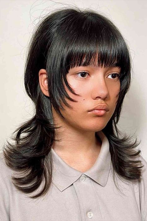 Modern Hime with Visible Layers for fine hair Jellyfish Haircut, Hime Cut, Long Hairstyle, Trendy Hairstyle, Haircut Inspiration, Hair Appointment, Japanese Hairstyle, Trending Haircuts, Short Hair Styles Easy