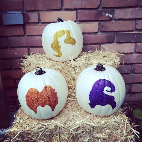 Painted Hocus Pocus Pumpkins, Hocus Pocus Pumpkins Painting, Hocus Pocus Pumpkins Ideas, Hocus Pocus Pumpkin Decorating Ideas, Hocus Pocus Ornaments Diy, Hocus Pocus Painted Pumpkin, Hocus Pocus Pumpkin Decorating, Hocus Pocus Ornaments, Hocus Pocus Pumpkin Painting