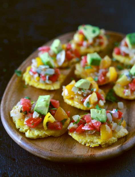 The Noshery | Sofrito Salsa and Tostones | http://thenoshery.com Food Puerto Rico, Food Recipes Appetizers, Cuban Food Recipes, Latin Food Recipes, Cubano Sandwiches, Cuban Dishes, Puerto Rican Cuisine, Puerto Rican Dishes, Puerto Rico Food