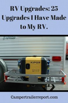 Rv Upgrades, Rv Mods, Rv Camping Tips, Travel Trailer Camping, Rv Maintenance, Rv Trailer, Rv Hacks, Rv Accessories, Rv Remodel