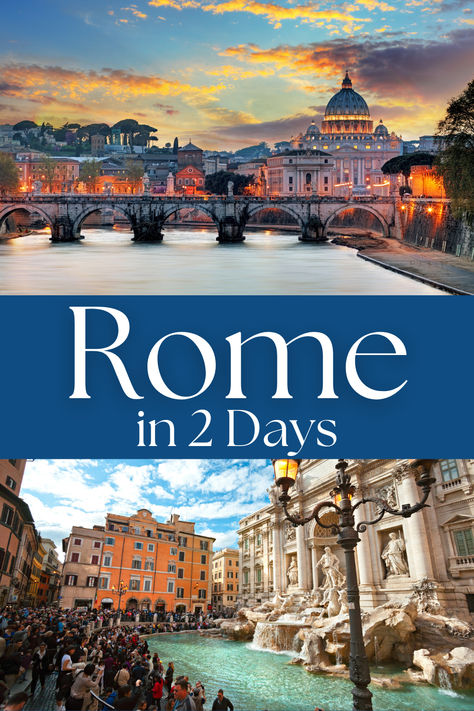 You can do a lot in Rome in 2 days, but you need to plan to visit Rome's top attractions, eat well, and get around easily.  This Rome Itinerary will guide you through the best things to do in Rome, Italy—essential places to visit, must-dos, and where to stay. And easy and practical Guide to Rome for first-time visitors. To Do In Rome Italy, Rome In Two Days, Visiting Rome For The First Time, Top Things To Do In Rome Italy, Rome One Day Itinerary, Best Places To Go In Rome, Two Days In Rome, Visit Rome Italy, Must Do In Rome