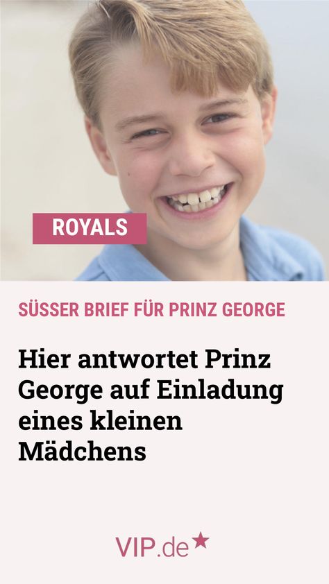 Mit seiner aufgeweckten Art und seinem strahlenden Lächeln hat Prinz George die Herzen der royalen Fans im Sturm erobert - und bekommt schon Fanpost. #PrinzGeorge #PrinzGeorgeGeburtstag #prinzgeorge2022 #HerzoginKate #PrinzWilliam #Royals Prinz George, Kate Und William, Prinz William, Prince George, Royals, Prince, Pins, Art