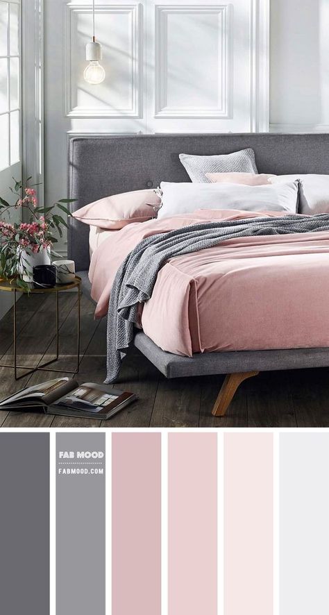 Scandinavian Style Bedroom, Blush Bedroom, Best Bedroom Colors, Wedding Color Palettes, Themes Wedding, Bedroom Colour Palette, Colors Wedding, Corner Decor, Bedroom Remodel