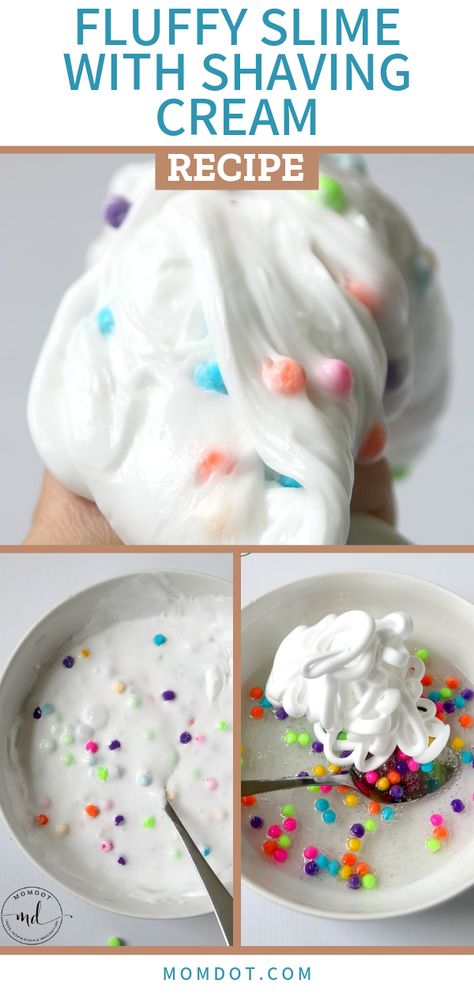 Puffy Slime With Shaving Cream, Foam Slime Shaving Cream, Shaving Cream Slime No Contact Solution, Shaving Cream And Corn Starch, Diy Slime With Shaving Cream, Slime Recipe Shaving Cream, Shaving Cream Dough, Fluffy Slime Recipe Shaving Cream, Shaving Cream Crafts For Kids