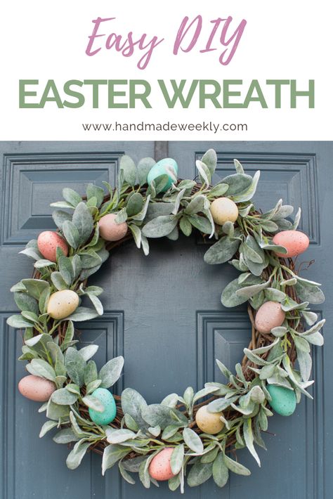 Diy Easter Wreath, Diy Osterschmuck, Diy Frühling, Easter Wreath Diy, Easter Centerpiece, Dollar Store Hacks, Easter Decorations Dollar Store, Easter Inspiration, Easter Decorations Outdoor