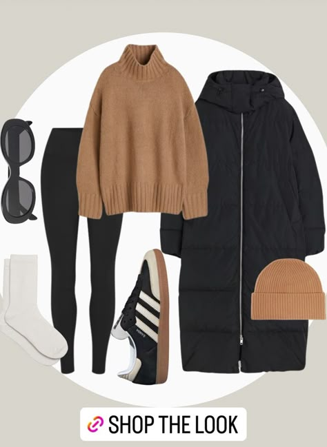 Dog Walk Outfit Winter, Rain Fashion Outfit, Casual Sporty Outfits, Capsule Wardrobe Casual, Basket Noir, Classic Style Outfits, Winter Fashion Outfits Casual, Monochrome Fashion, Queenstown