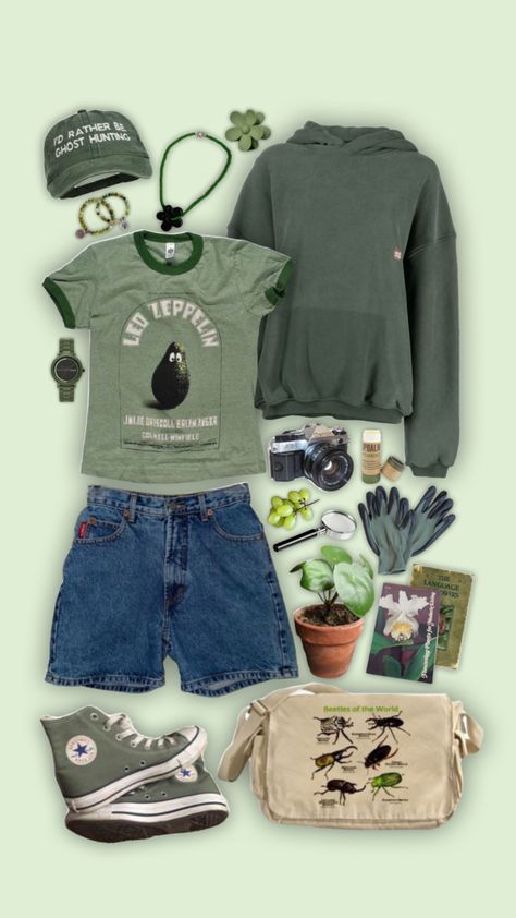 #aestheticoutfit #outfit #outfitinspiration #outfitinspo #green #botanical #aesthetic Alex G Aesthetic Outfits, Botanical Aesthetic, Aesthetic Shuffles, Gender Fluid Fashion, Mood Clothes, Downtown Outfits, Dream Outfits, Archive Fashion, Green Fits