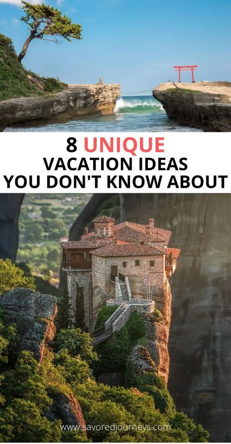 Where To Go For Vacation, Unique Vacation Ideas, Unique Vacation Destinations, Short Vacation Ideas, Best Travel Destinations 2024, Unique Places To Travel In The Us, Unique Vacations In The Us, Must See Places In The World, 2024 Travel Destinations